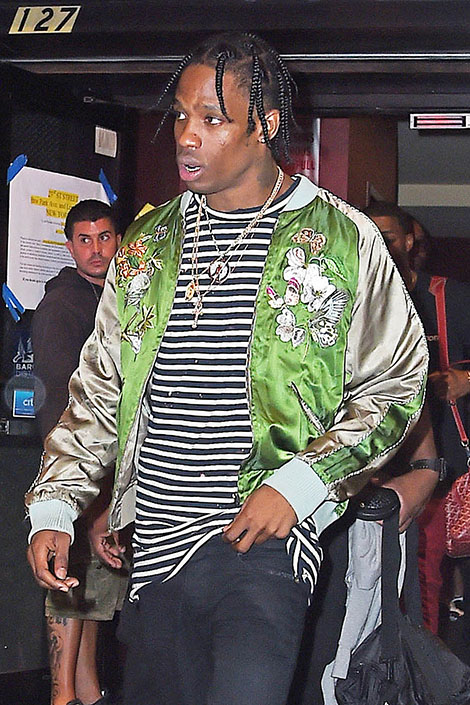 Travis Scott leaves his Record Release Show at Gramercy Theatre