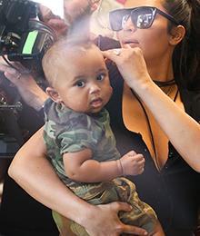 Kim Kardashian along with the whole Kardashian klan show up to MJ ( grandmother )Store in La Jolla.