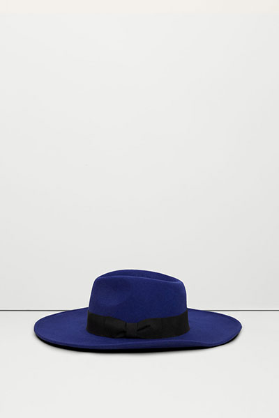 blauer Hut