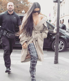 Kim Kardashian wurde wieder in der Öffentlichkeit gesichtet.