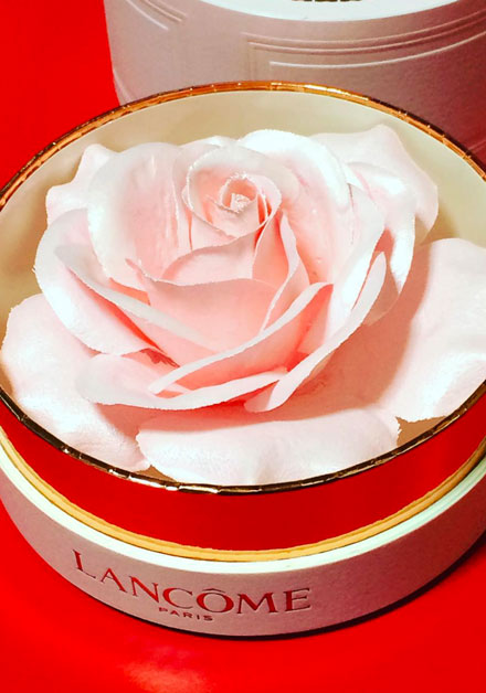 Lancome produziert diesen Rosen Highlighter.