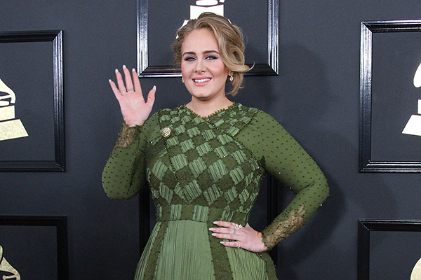 Adele arrives at the 59th Annual Grammy Awards – Arrivals