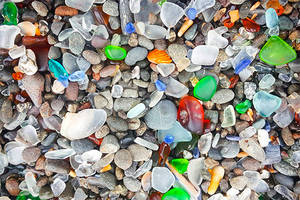 Der Glass Beach in Kalifornien ist ein echtes Natur-Spektakel.
