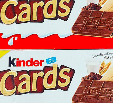 Es gibt eine neue mega Süßigkeit: Die kinder Cards von Ferrero.