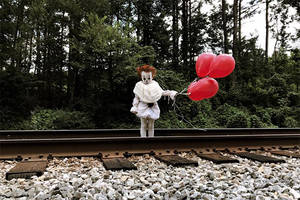 Kinder-Fotoshooting inspiriert vom gruseligen Es-Clown