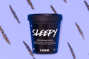 Die "Sleepy"-Bodylotion von Lush soll beim Einschlafen helfen
