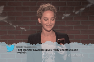 Jennifer Lawrence kontert Mean Tweet bei Jimmy Kimmel
