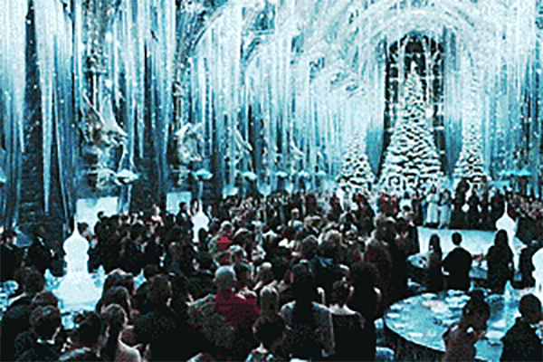 Wir alle können jetzt auf den Harry Potter Weihnachtsball gehen.