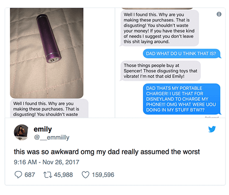 Dieser Vater findet ein vermeintliches Sex-Toy seiner Tochter und wir sterben vor lachen