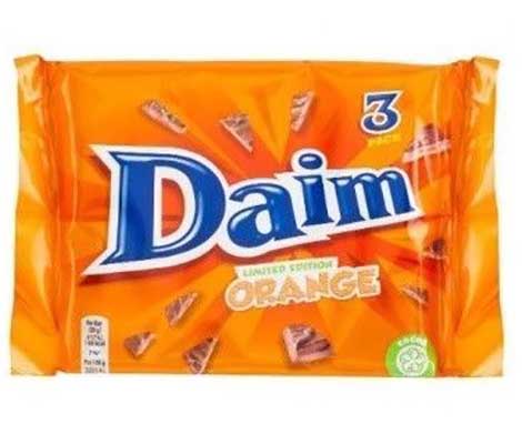 Breaking Foodie-News: Daim gibt‘s in der Orangen-Version