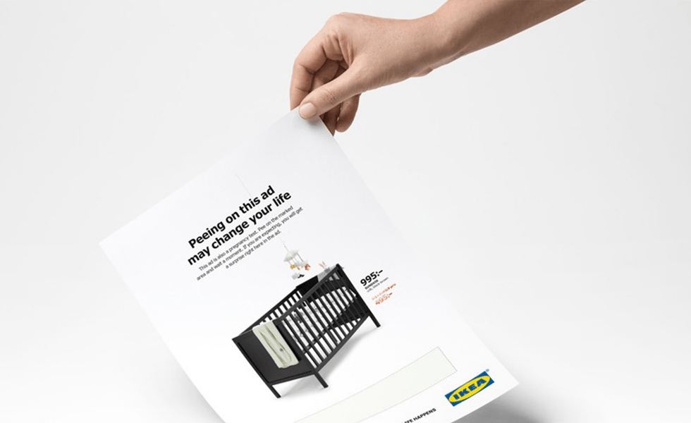 Ikea-Werbung fordert Frauen für Rabatt zum Pinkeln auf