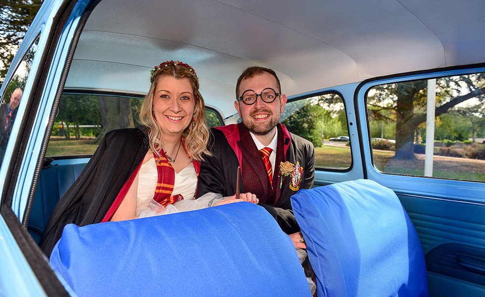 Dieses Paar hat sich einfach mal die magischste „Harry Potter“-Hochzeit ever gezaubert