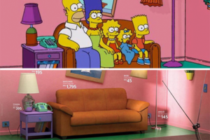 Ihr wolltet schon immer mal wie die Simpsons oder die „Friends“-Clique wohnen? IKEA macht’s möglich!