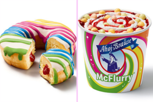 Ahoj-Brause-McFlurry und Rainbow-Donuts – bei Mcces wird’s jetzt bunt!