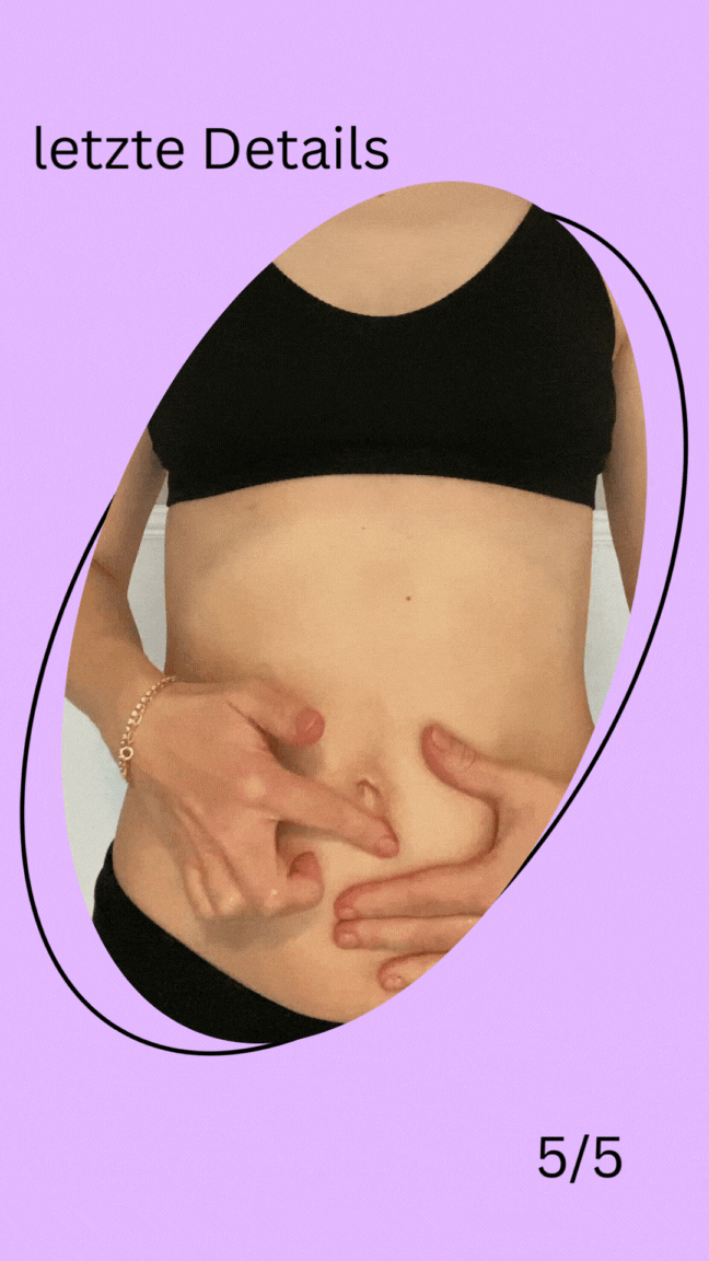 Schwangerschaftsstreifen vorbeugen: Zupfmassage Anleitung