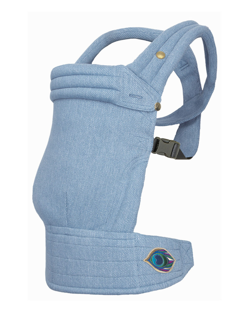 Hellblaue Zeitgeist Denim Light Babytrage von Artipoppe